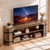 62.99 Inch TV Stand for 70" TVs, 3-Tier Rustic Farmhouse TV Console