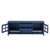 Daklpiw Farmhouse TV Stand for 60 Inch TVs, Cottage Wood Entertainment Center (Blue)
