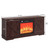 DWVO Farmhouse TV Stand for 65 Inch TVs, Double Barn Doors, Espresso