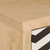 KQWQERT Solid Mango Wood TV Stand, Industrial Media Console with 4 Drawers