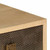 KQWQERT Solid Mango Wood TV Stand, Industrial Media Console with 4 Drawers