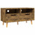 TV Stand Smoked Oak 35.4"x15.7"x19.1" Engineered Wood
