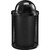 Global Industrial 36 Gallon Outdoor Commercial Trash Can with Dome Lid, Plastic Liner and Anchor Kit Included, 23-1/2" Diameter x 40" H, Powder Coated Steel, Unassembled, Black