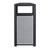 Safco Evos Steel Trash Can, 38 Gallons, Indoor and Outdoor Use, Commercial Garbage Can with Plastic Liner