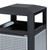 Safco Evos Steel Trash Can, 38 Gallons, Indoor and Outdoor Use, Commercial Garbage Can with Plastic Liner