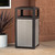 Safco Evos Steel Trash Can, 38 Gallons, Indoor and Outdoor Use, Commercial Garbage Can with Plastic Liner