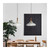 Modern Single Glass Led Chandelier for Dining Room Ceiling Indoor Lighting