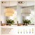 CIRFOUC 17.7 inch Double-Layer Linen Pleated Fabric Chandelier Brushed Gold
