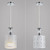 Modern Simple Iron Crystal Chandelier Lights Living Room Dining Glass Ceiling Lustre Led with Crystal Chandeliers,for Dining Room