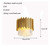 Luxury Crystal Chandelier Modern LED Ceiling Lights for Living Dining Room Bedroom Indoor Gold Pendant Lamp,installable