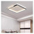 Modern Simple Round LED Ceiling Chandelier,Soft Glow