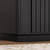 TRUNBACK Nightstand with LED Lighting, Bedside Table, Black