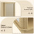 MALOL Rattan-Look Night Stand for Bedroom, Natural Wood