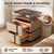 PTAIESIAN Nightstand Bedside Table with Drawers Modern Bedroom Furniture