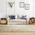 Set of 2 Boho Nightstands with Woven Paper Rope Door, Bedside Table