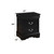 Sleek Black Nightstand
