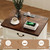 knoworld Nightstand with Charging Station, 3 Drawer Night Stand Set of 2