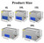 10L Ultrasonic Jewelry Cleaner with Digital Timer