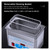 800ml 40kHz Portable Ultrasonic Jewelry Glasses Cleaning Machine