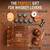 Whiskey Smoker Kit with Torch - Old Fashioned Cocktail Smoker Kit with Bourbon Glasses, 6 Flavors Wood Chips, Birthday Gift for Men, Dad, Whiskey & Bourbon Lovers (No Butane)