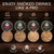 SmokeTop #1 DAD Engraved Cocktail Smoker Kit, Torch, 90ML Butane, with Cherry, Hickory, Maple, and Oak Wood Chips - Cocktail Smoker Kit & Chips
