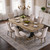 DobleePy 71" Farmhouse Dining Table for 4-6, Industrial Kitchen Table