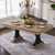DobleePy 71" Farmhouse Dining Table for 4-6, Industrial Kitchen Table