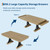 DobleePy 71" Farmhouse Dining Table for 4-6, Industrial Kitchen Table
