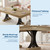 DobleePy 71" Farmhouse Dining Table for 4-6, Industrial Kitchen Table