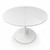 Lasadelgar 58" White Oval Expandable Dining Table for 6