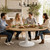 Lasadelgar 58" Natural Oval Expandable Dining Table for 6