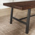 Homhougo 71” Rectangular Dining Table for 6-10, Long Wood Kitchen Table with Metal Base