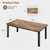 Homhougo 71" Industrial Rectangular Dining Table Frame, Legs Only for Dining Room