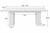 Yuforluk 63"-78.74" Wooden Extendable Dining Room Table for 4-8, White