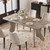 Garvee Antler-Shaped Dining Table for 4-6 People, Rectangular Kitchen Table