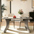 Garvee Antler-Shaped Dining Table for 4-6 People, Rectangular Kitchen Table