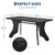 Garvee Antler-Shaped Dining Table for 4-6 People, Rectangular Kitchen Table