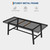 Festisoul Black Farmhouse Dining Table for Kitchen Room