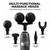 makecatch Long Handle Massage Gun for Back and Shoulders, Dual-Head
