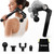 brenzo Massage Gun with Extended Handle, Cordless Full Body Massager
