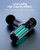 HEYCHY Mini Massage Gun Deep Tissue with Heat, FSA Eligible Massager Gun for Back Neck Relief, Portable Percussion Muscle Massager with 4 Massage Heads for Athletes, Men Women, HSA Eligible
