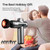 Massage Gun with Heat, Powerful Warming Massage, Home & Travel,Grey