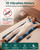 Snailax Full Body Massage Mat with Heat, Mattress Pad, Gift for Women Men