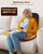 Snailax Back Massager with Heat, Vibration Massage Chair Pad, Seat Cushion