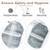 FREATECH Foot Massage Acupressure Mat with Massage Balls for Foot Pain & Plantar Fasciitis Relief, Zoned Reflexology Pressure Point Mat for Sitting & Standing, Safe Food-Grade Silicone, 22'' x 13''