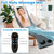 Moclever Full Body Massage Mat with Heat,Electric Massage Pad for Back, Neck,Foot Lumbar Support,3 Heated Levels 10 Vibrating Nodes W/Head Pillow,Cloth Lumbar Pillow,Timer Anti-Slip Bottom Earplugs