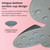 Massage Rabbit Bath Floor Mat - Non-Slip Rabbit Shaped Scrubber Mat with Non-Slip Suction Cups, Rabbit-Shaped Silicone Foot Brush for Foot Back for Men & Women (2pcs-a)