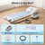 SHUIMEIYAN Bubble Bath Massager Mat with Ambient Light & Remote Control