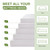 EGOHOME Queen Mattress 10 Inch, Green Tea Memory Foam Mattress Medium Firm