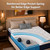 Medium Firm Queen Mattress 14 Inch, Luxury Hotel Hybrid Mattress in a Box